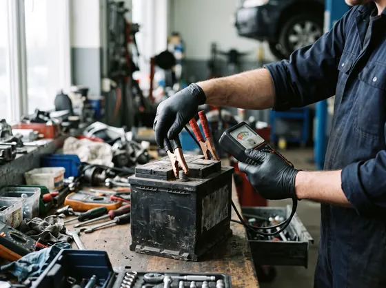 Starterbatterie prüfen und wechseln